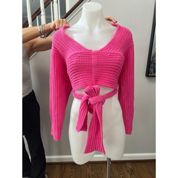 ATOIR Perfect Game Knit Sweater in Rouge Pink - Size Small - Picture 5 of 9